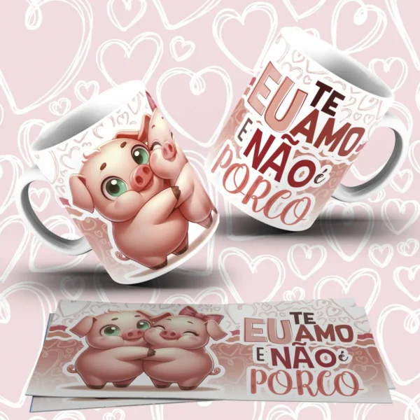 Kit de Designs para Canecas - Especial Namorados