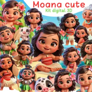 Kit De Imagens Moana Em Png Para Projetos Criativos 2