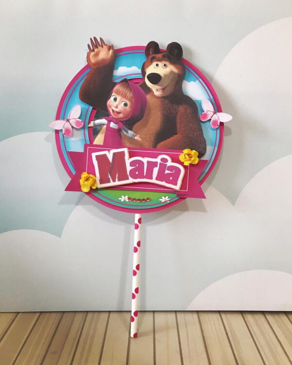 Kit Decoração Festa Marsha e o Urso - Arquivo Digital