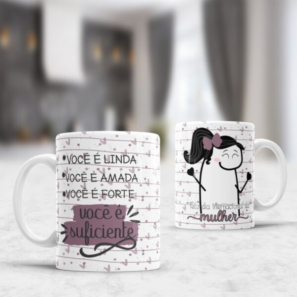 Kit Digital Artes Canecas Dia da Mulher Flork