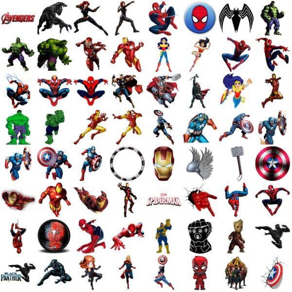 Kit Digital Avengers Vingadores Scrapbook Silhouette Arquivo