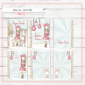 kit digital bloquinho natalino seja luz em aquarela