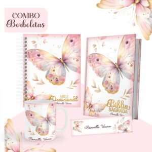 kit digital borboletas para encadernacao e devocionais