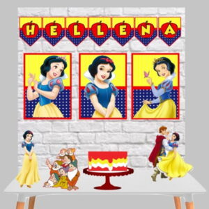 kit digital branca de neve com arquivo de corte studio