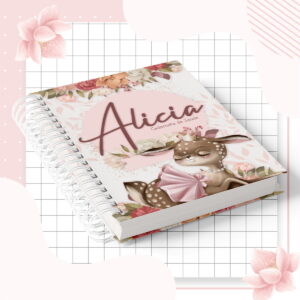 kit digital caderneta de bebe menina my little girl