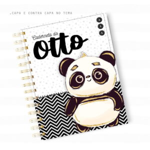 kit digital caderneta de saude panda menino para imprimir