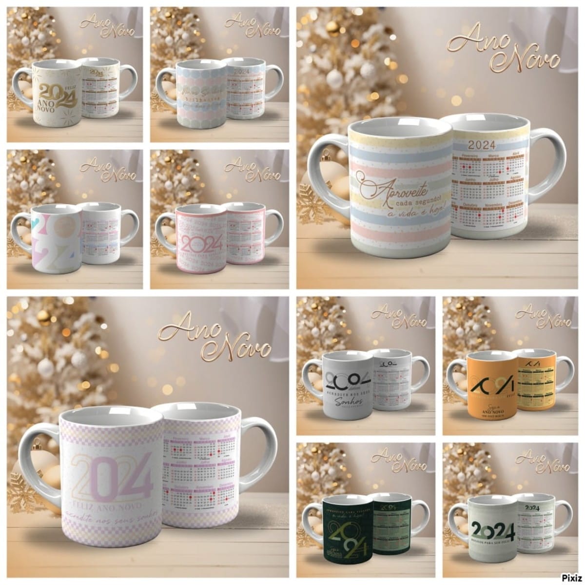 Kit Digital Caneca Ano Novo 2024 com 18 Artes PNG 1 Kit Digital Caneca Ano Novo 2024 com 18 Artes PNG
