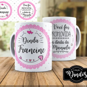 kit digital caneca dinda com 20 artes em png e corel