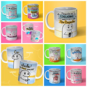 kit digital caneca pascoa flork com 28 artes em png