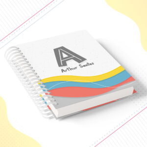 kit digital capas alfabeto para encadernacao menino