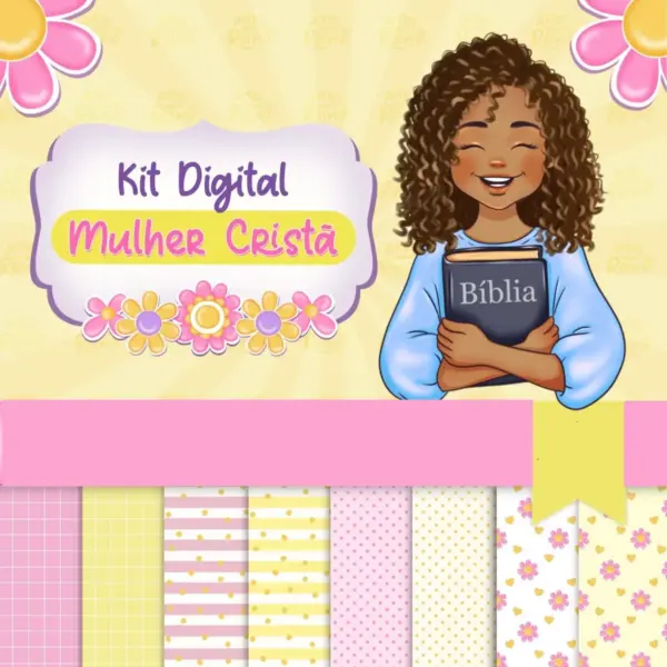 Kit Digital Cristao Feminino Com Artes Em Png Para Sublimacao 8