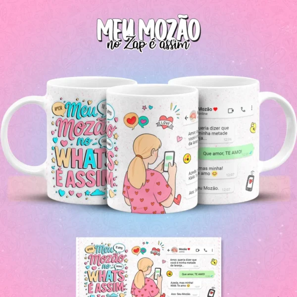 Kit Digital De Artes Para Canecas De Casal Formato Jpg 5