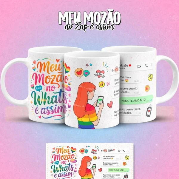 Kit Digital De Artes Para Canecas De Casal Formato Jpg