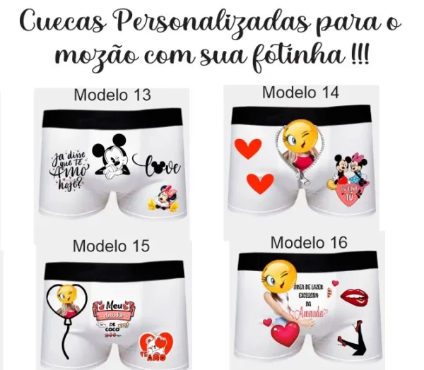 Kit Digital de Estampas Engraçadas para Cuecas