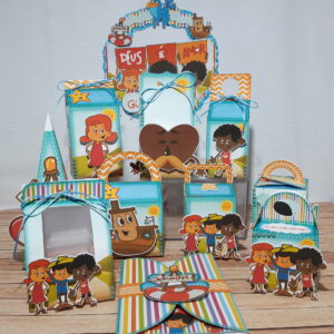kit digital decoracao festa 3 palavrinhas em pdf e studio