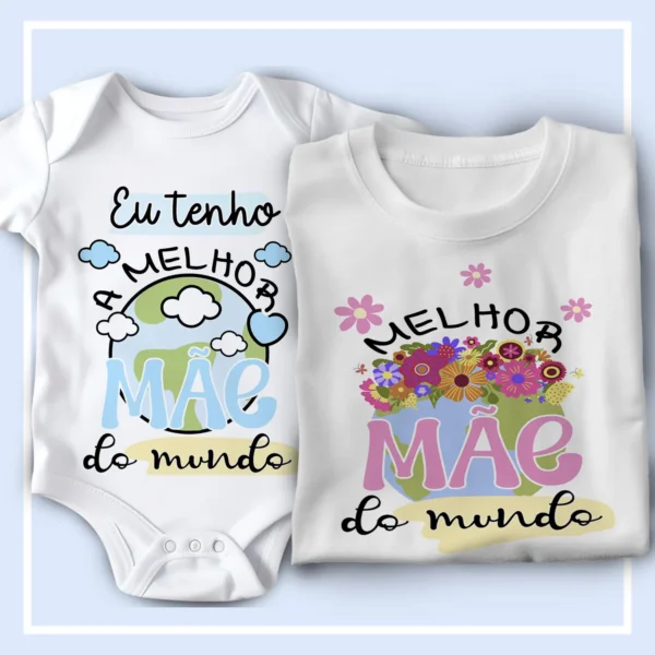 Kit Digital Dia Das Maes Designs Para Body Infantil 2