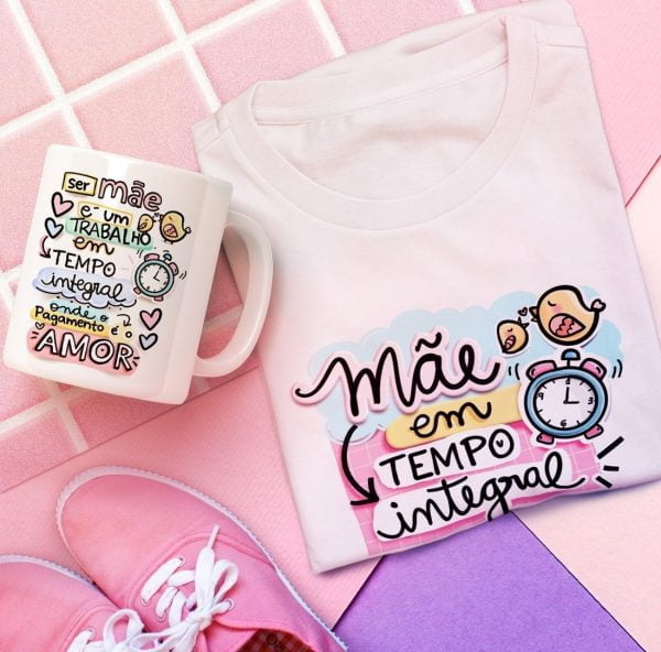 Kit Digital Dia Das Mães Frases Figuras Artes P Embalagens