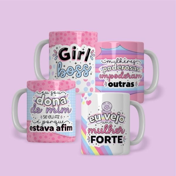 Kit Digital Dia Das Mulheres Completo Em Png Personalizados
