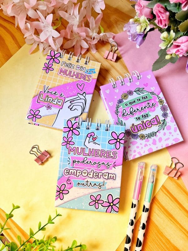 Kit Digital Dia Das Mulheres Ilustrações Frases Embalagens