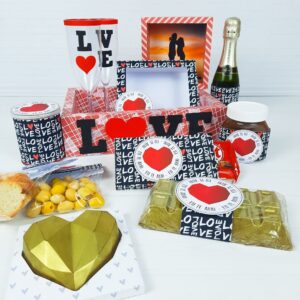 Kit Digital Dia Dos Namorados Cesta Love Personalizado 10