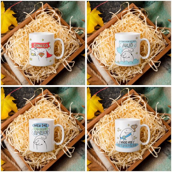 Kit Digital Dia Dos Pais Flork Estampas Caneca Frases Png