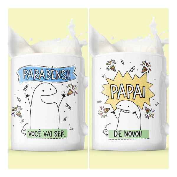 Kit Digital Dia Dos Pais Flork Estampas Caneca Frases Png