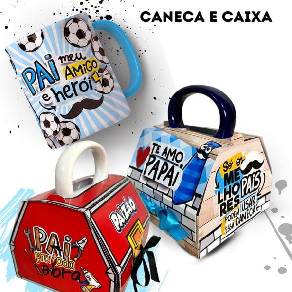 Kit Digital Dia dos Pais Frases Figuras Artes P Embalagens