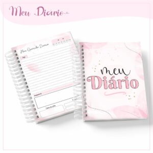 kit digital diario feminino para personalizar e vender