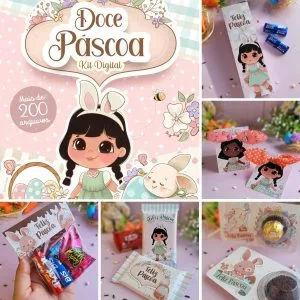 Kit Digital Doce Páscoa Caixinhas E Mimos Personalizados