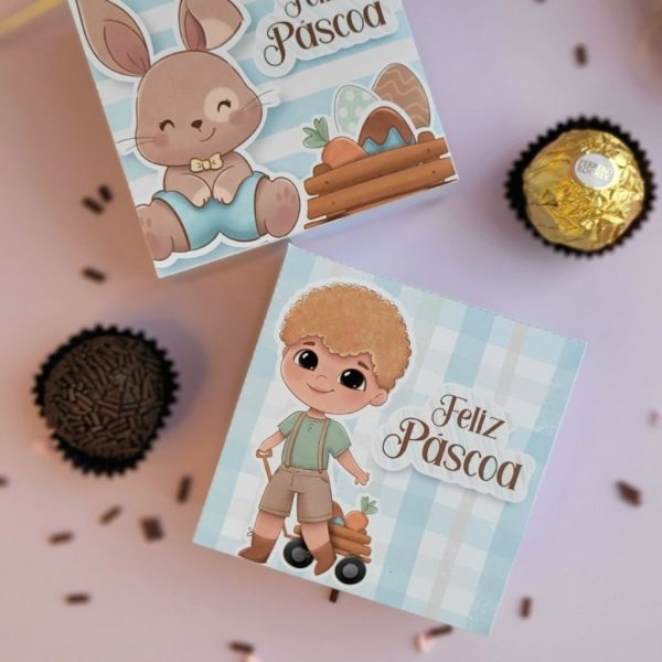 Kit Digital Doce Páscoa Caixinhas E Mimos Personalizados