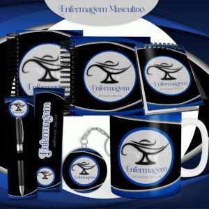 kit digital enfermagem masculina encadernacao e sublimacao 5