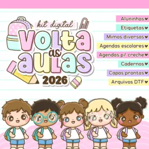 Kit Digital Escolar 2026 Para Personalizados E Sublimacao 10