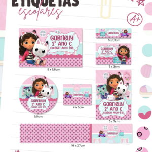 kit digital escolar casa magica gabby pronto para imprimir