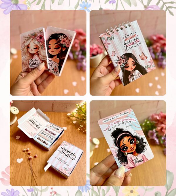 Kit Digital Feminino 2025 Ilustracoes Frases E Presentes 6