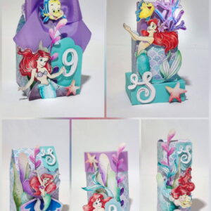 kit digital festa ariel sereia com arquivos pdf e studio