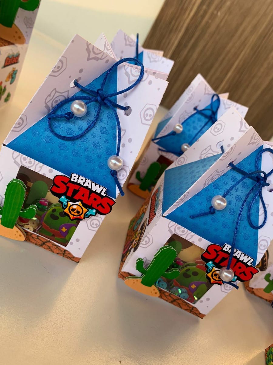 Kit Digital Festa Brawl Stars com Caixas para Lembrancinhas 4 Kit Digital Festa Brawl Stars com Caixas para Lembrancinhas - Imagem 4