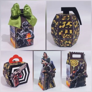 kit digital festa call of duty em studio e pdf para corte