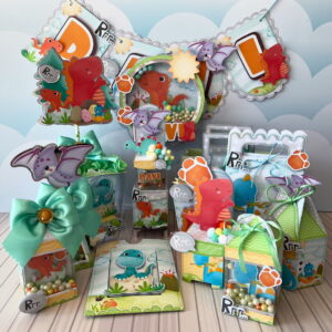 kit digital festa dino baby com arquivo studio e pdf