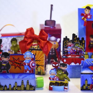 kit digital festa herois com arquivos em studio e pdf