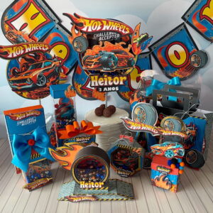 kit digital festa hot wheels luxo para corte e impressao