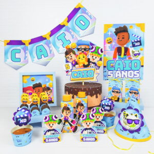 kit digital festa pkxd menino para imprimir e cortar