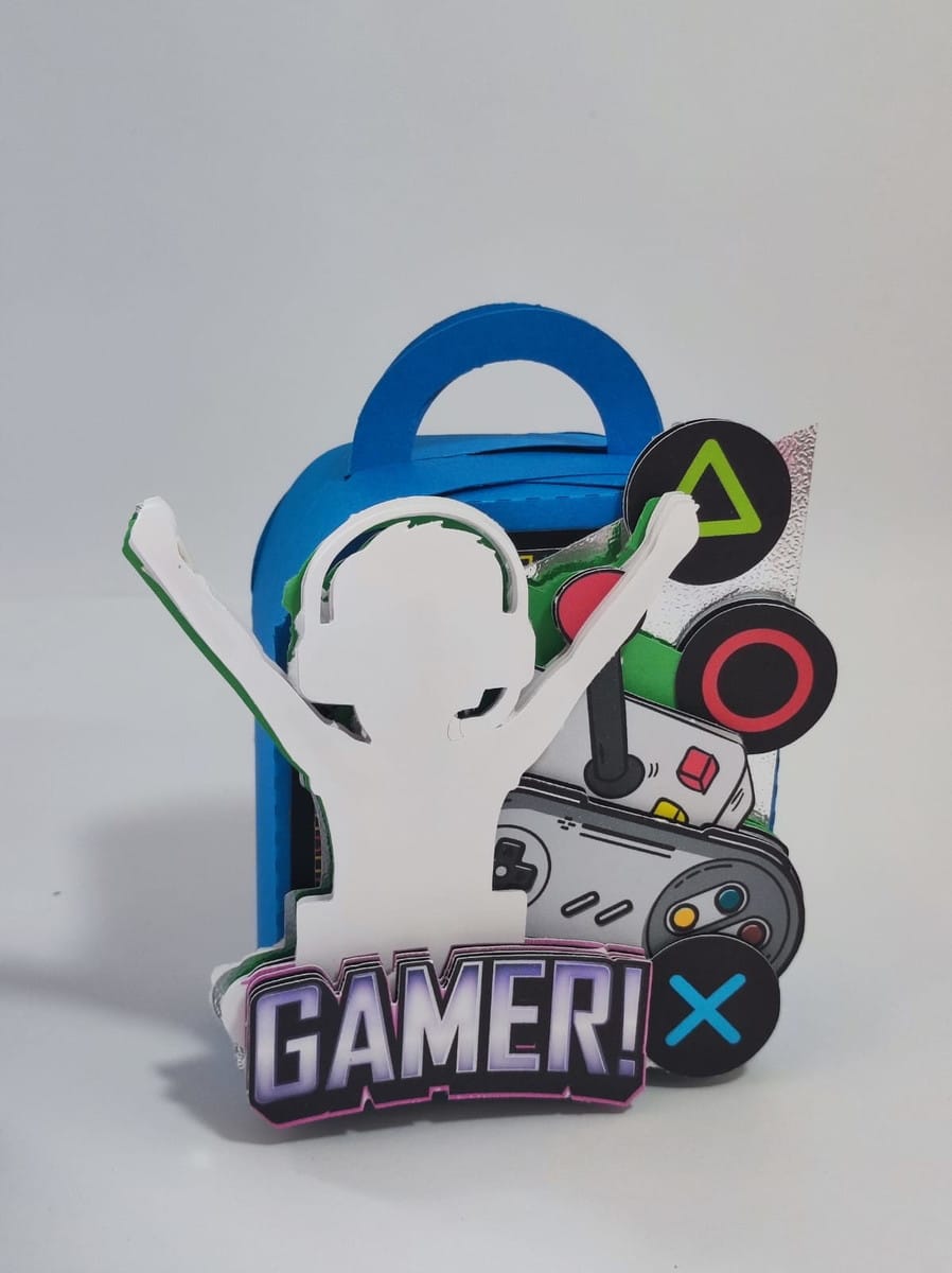 Kit Digital Festa Video Game Studio e PDF Personalizável 4 Kit Digital Festa Video Game Studio e PDF Personalizável - Imagem 4