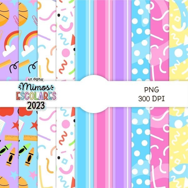 Kit Digital Frases Escolares Artes Papelaria Em Png