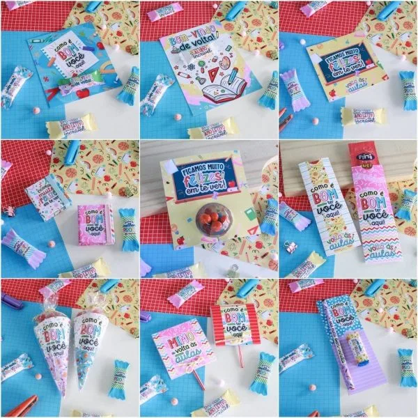 Kit Digital Frases Escolares Artes Papelaria Em Png