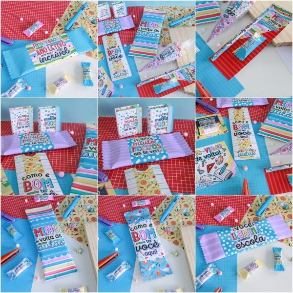 Kit Digital Frases Escolares Artes Papelaria Em Png