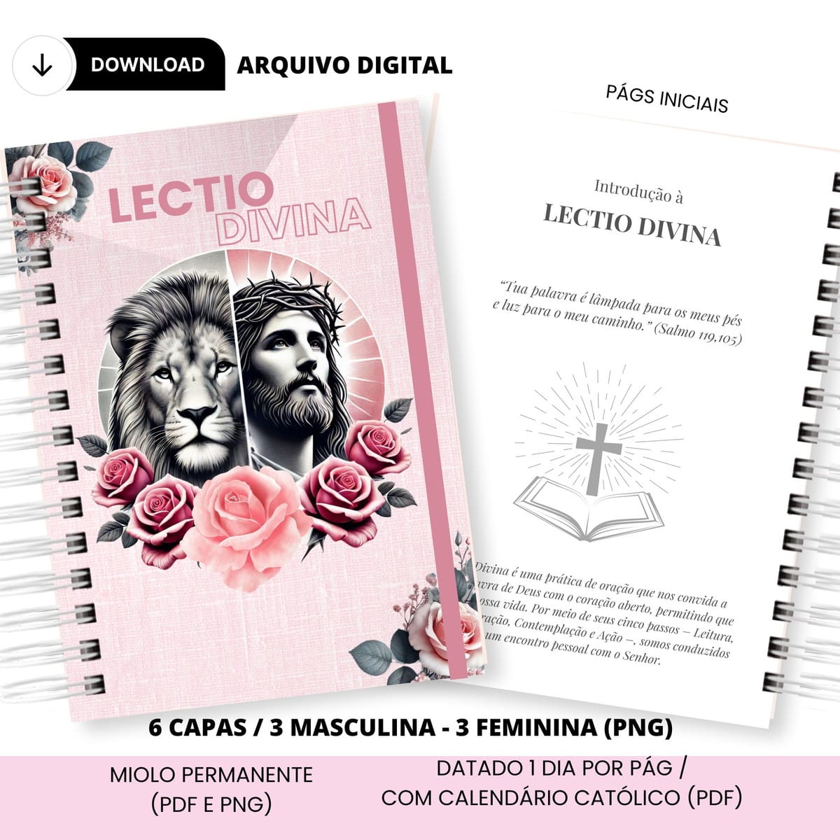 Kit Digital Lectio Divina 2025 para Encadernação 5 Kit Digital Lectio Divina 2025 para Encadernação - Imagem 5