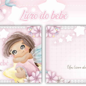kit digital livro do bebe fadinha para editar e imprimir