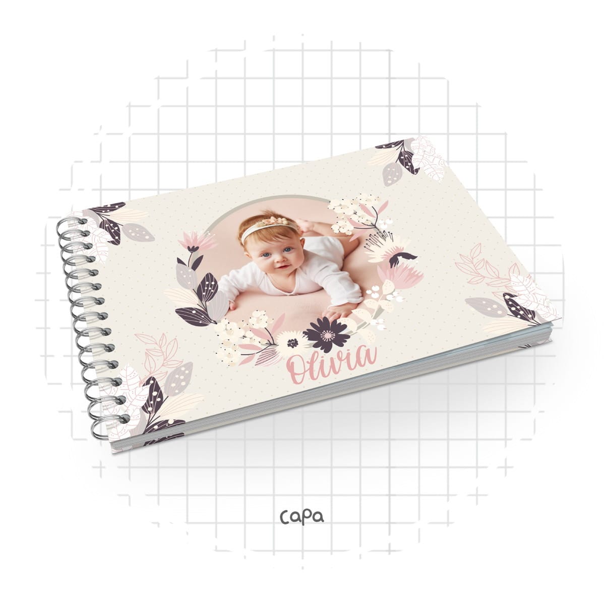 Kit Digital Livro do Bebê Menina com 80 Páginas 1 Kit Digital Livro do Bebê Menina com 80 Páginas