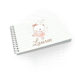 kit digital livro do bebe ursinha para personalizar