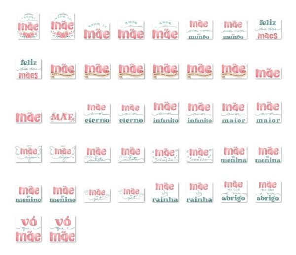 Kit Digital Mães Ilustrações Para Papelaria Personalizada